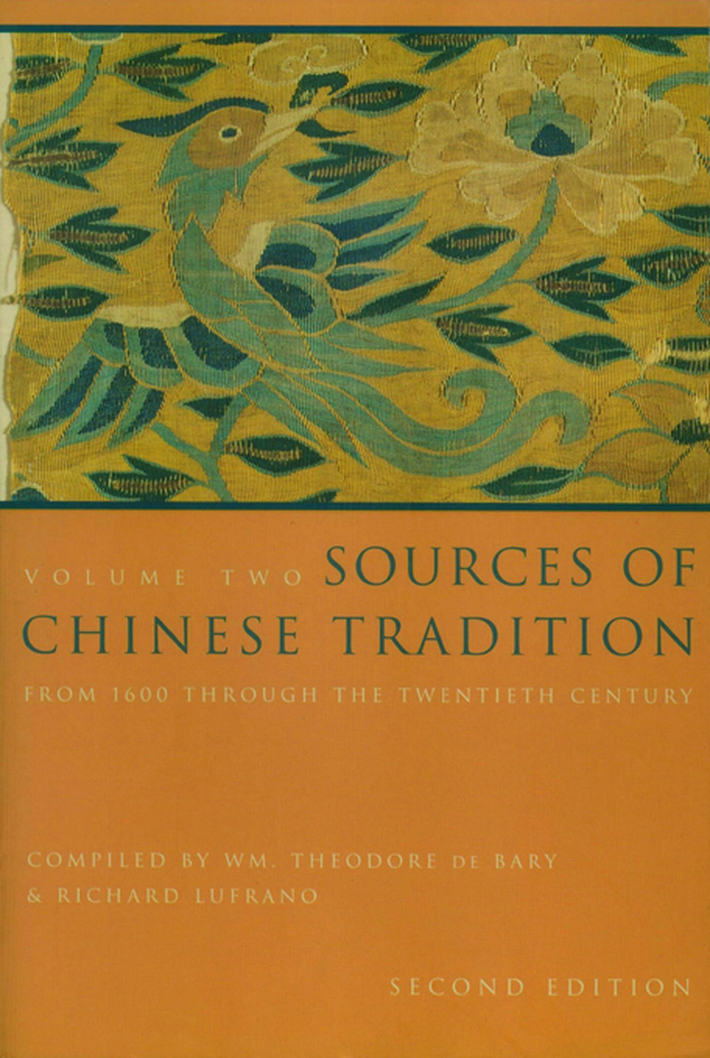 Book cover image for Sources of Chinese Tradition ISBN: 9780231112703